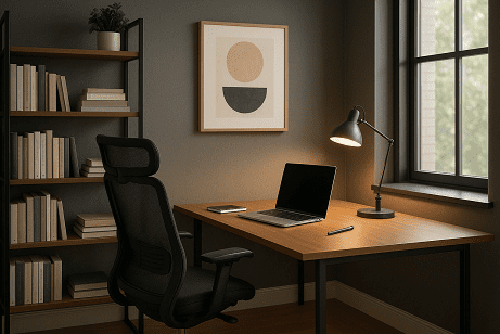 picture of a home office