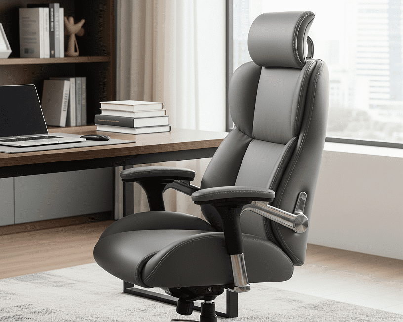 Durable Adjustable Headrest Executive Chairs