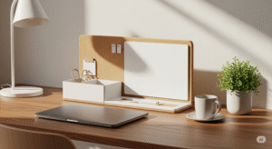 The Best Cork Desk Organizer with Whiteboard