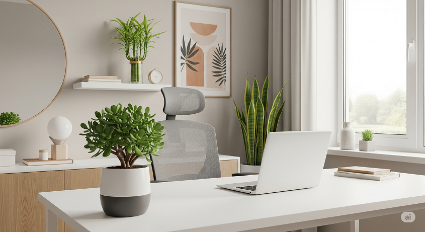 Feng Shui Home Office Plants for Balance & Focus