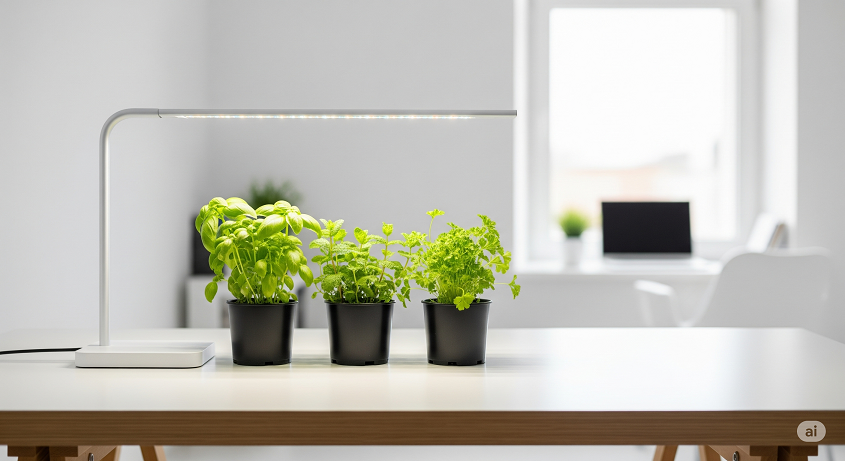 Best LED Plant Grow Lights for Desk Herbs
