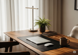 An aesthetic view of a Desk Mat as Style Anchor