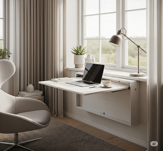 The Best Foldaway Desk for Apartment Living featuring chair, desk and laptop