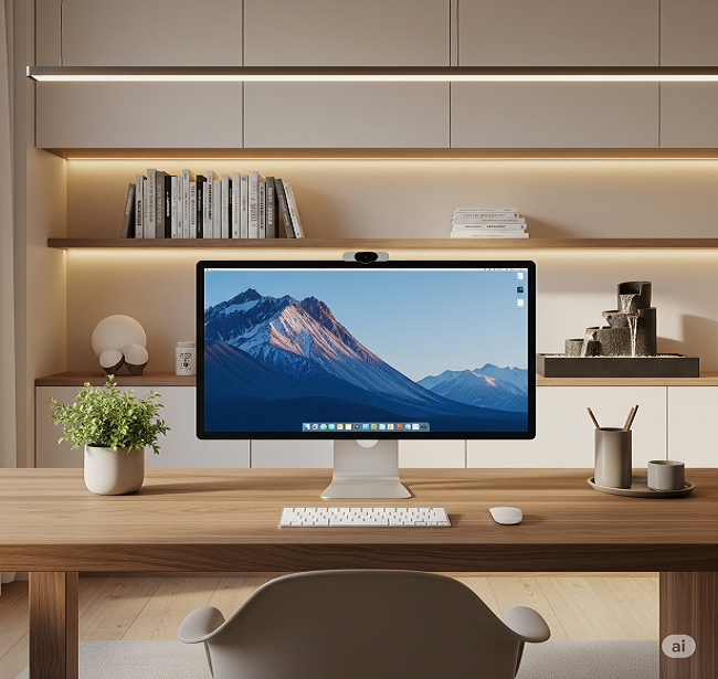 How to choose monitor for home office: perfect example