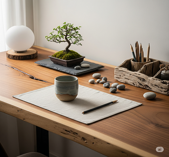 The Japanese Wabi-Sabi Desk Aesthetic