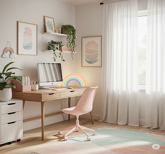 Pastel Rainbow Workstation Ideas visual to Brighten Your 2025