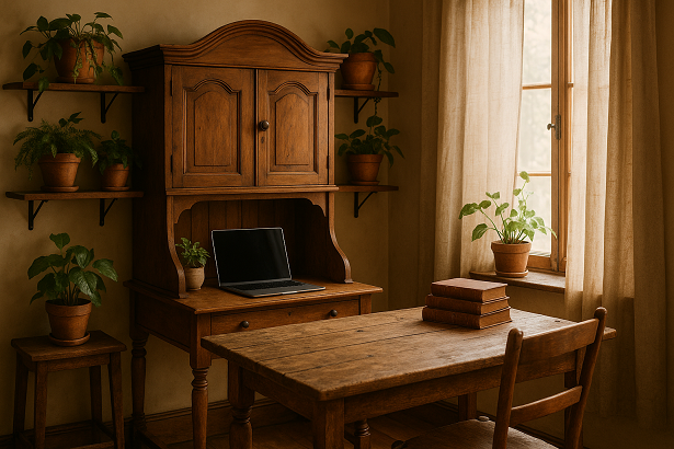 A visual of Repurposed Furniture Home Offices