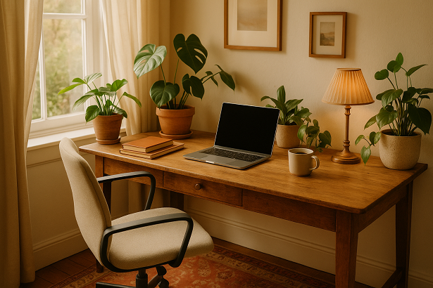 Thrifted Office Setup Makeover
