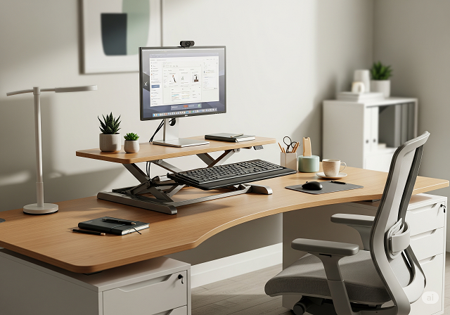 The Best Standing Desk Converters for Curved Desks